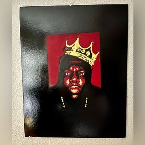 Notorious BIG acrylic painting on 16x20 canvas board